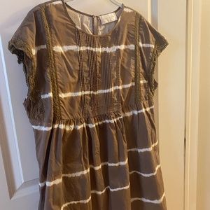 Anthropologie Tie Dye Dress